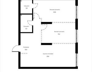 2-к квартира, вторичка, 81м2, 16/23 этаж