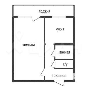 1-к квартира, вторичка, 31м2, 9/10 этаж
