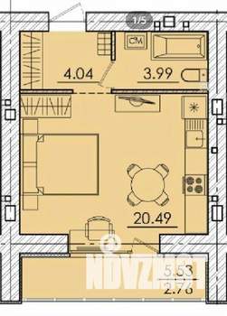 1-к квартира, вторичка, 35м2, 5/18 этаж