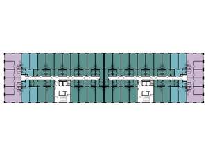 1-к квартира, строящийся дом, 33м2, 2/17 этаж