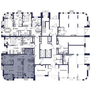2-к квартира, вторичка, 82м2, 1/18 этаж