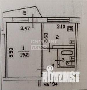 1-к квартира, вторичка, 41м2, 4/10 этаж