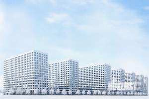 2-к квартира, строящийся дом, 65м2, 8/17 этаж