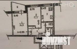 2-к квартира, вторичка, 47м2, 5/9 этаж