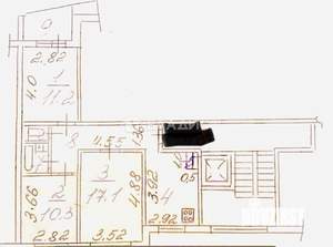 3-к квартира, вторичка, 63м2, 4/9 этаж