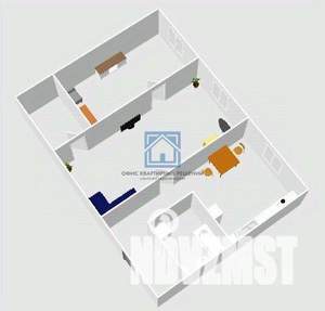 2-к квартира, вторичка, 38м2, 3/4 этаж