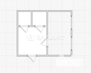 1-к квартира, вторичка, 31м2, 4/5 этаж