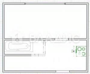 Студия квартира, вторичка, 17м2, 3/5 этаж