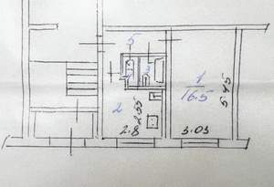 1-к квартира, вторичка, 32м2, 1/5 этаж