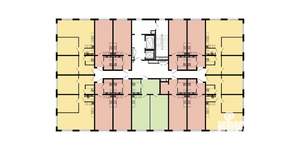 2-к квартира, строящийся дом, 64м2, 2/18 этаж