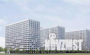 1-к квартира, строящийся дом, 34м2, 17/17 этаж