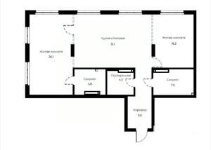 2-к квартира, вторичка, 101м2, 11/23 этаж