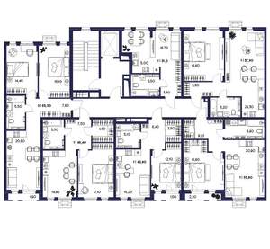 3-к квартира, вторичка, 107м2, 3/16 этаж
