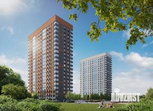 2-к квартира, сданный дом, 40м2, 20/20 этаж