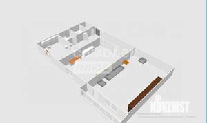 2-к квартира, вторичка, 53м2, 9/9 этаж