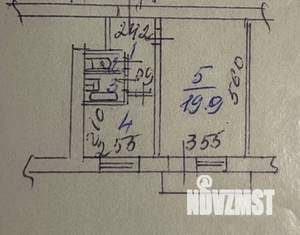 1-к квартира, вторичка, 32м2, 2/5 этаж