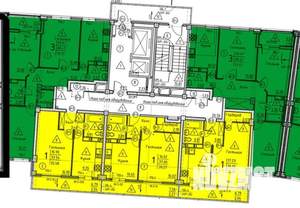 3-к квартира, строящийся дом, 71м2, 11/18 этаж