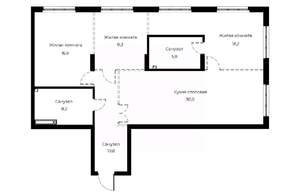 2-к квартира, вторичка, 101м2, 13/23 этаж