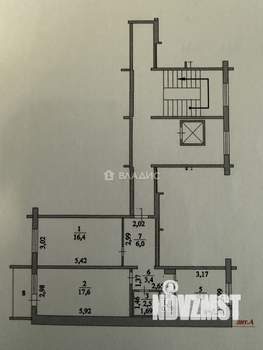 2-к квартира, вторичка, 56м2, 6/10 этаж