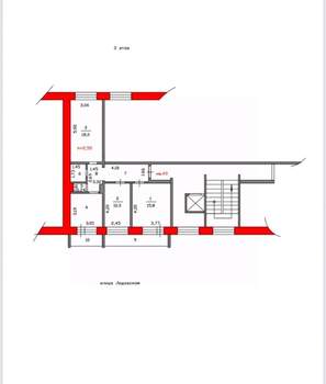 3-к квартира, вторичка, 68м2, 3/10 этаж