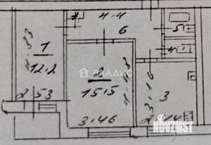2-к квартира, вторичка, 47м2, 5/9 этаж