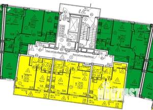 3-к квартира, строящийся дом, 71м2, 3/18 этаж