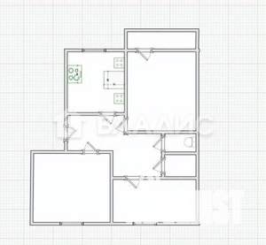 3-к квартира, вторичка, 69м2, 5/5 этаж