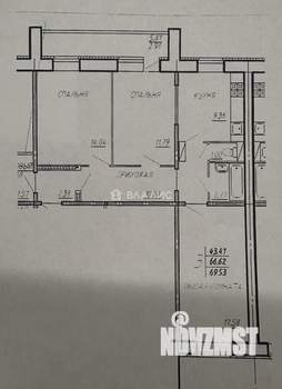 3-к квартира, вторичка, 72м2, 7/10 этаж