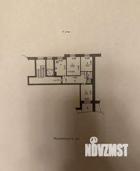3-к квартира, вторичка, 68м2, 9/10 этаж