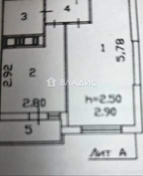 1-к квартира, вторичка, 30м2, 7/8 этаж