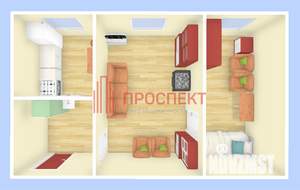 2-к квартира, вторичка, 39м2, 2/2 этаж