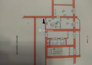1-к квартира, вторичка, 44м2, 12/16 этаж