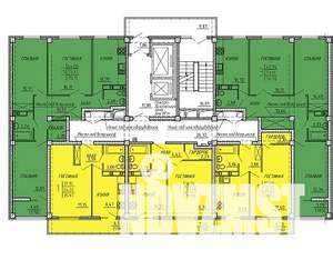 3-к квартира, строящийся дом, 74м2, 18/18 этаж