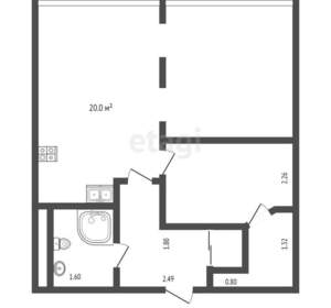 2-к квартира, вторичка, 60м2, 4/16 этаж