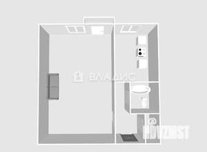 1-к квартира, вторичка, 29м2, 7/9 этаж