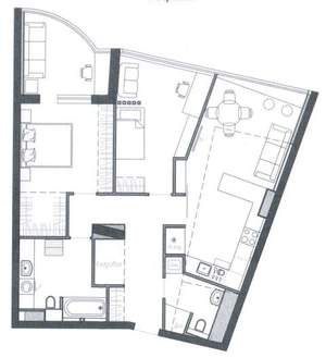 2-к квартира, вторичка, 90м2, 14/16 этаж