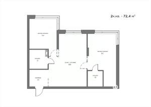 2-к квартира, вторичка, 72м2, 4/21 этаж