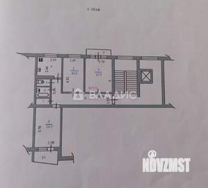 3-к квартира, вторичка, 66м2, 6/9 этаж