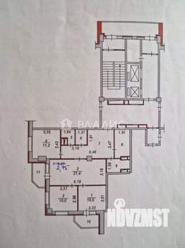 3-к квартира, вторичка, 84м2, 9/18 этаж