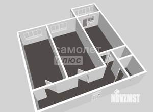 2-к квартира, вторичка, 77м2, 19/20 этаж