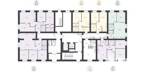 2-к квартира, вторичка, 55м2, 1/14 этаж