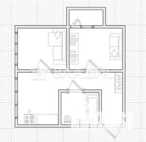 1-к квартира, вторичка, 36м2, 3/5 этаж