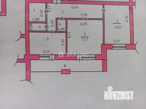 2-к квартира, вторичка, 63м2, 3/5 этаж