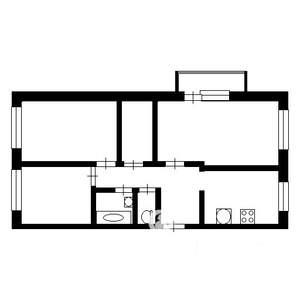 3-к квартира, вторичка, 69м2, 1/9 этаж