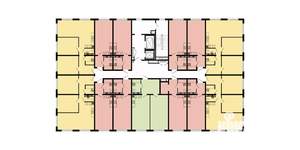 1-к квартира, строящийся дом, 32м2, 2/18 этаж