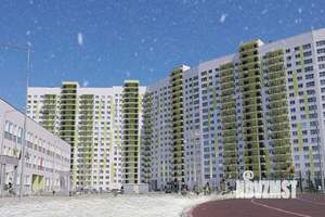 3-к квартира, строящийся дом, 71м2, 2/18 этаж