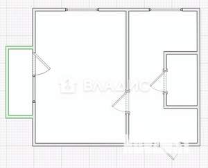 1-к квартира, вторичка, 35м2, 4/9 этаж