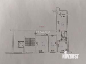3-к квартира, вторичка, 68м2, 9/9 этаж