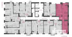 2-к квартира, вторичка, 69м2, 4/14 этаж