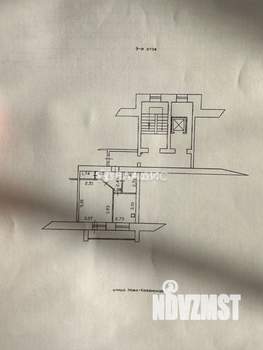 1-к квартира, вторичка, 44м2, 9/10 этаж